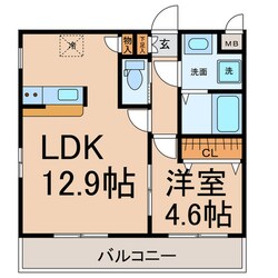 パレアージュⅡの物件間取画像